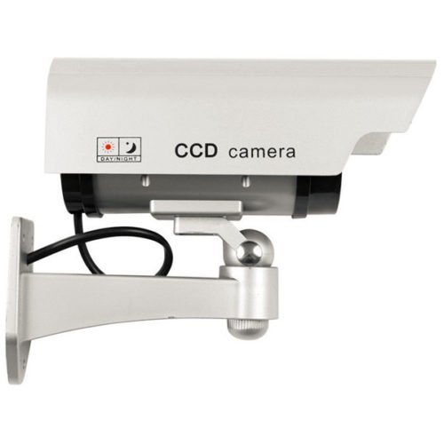 Solar Powered Fake Camera Outoodr Dummy Bullet CCTV Security Surveillance Camera Blinking IR LED 2