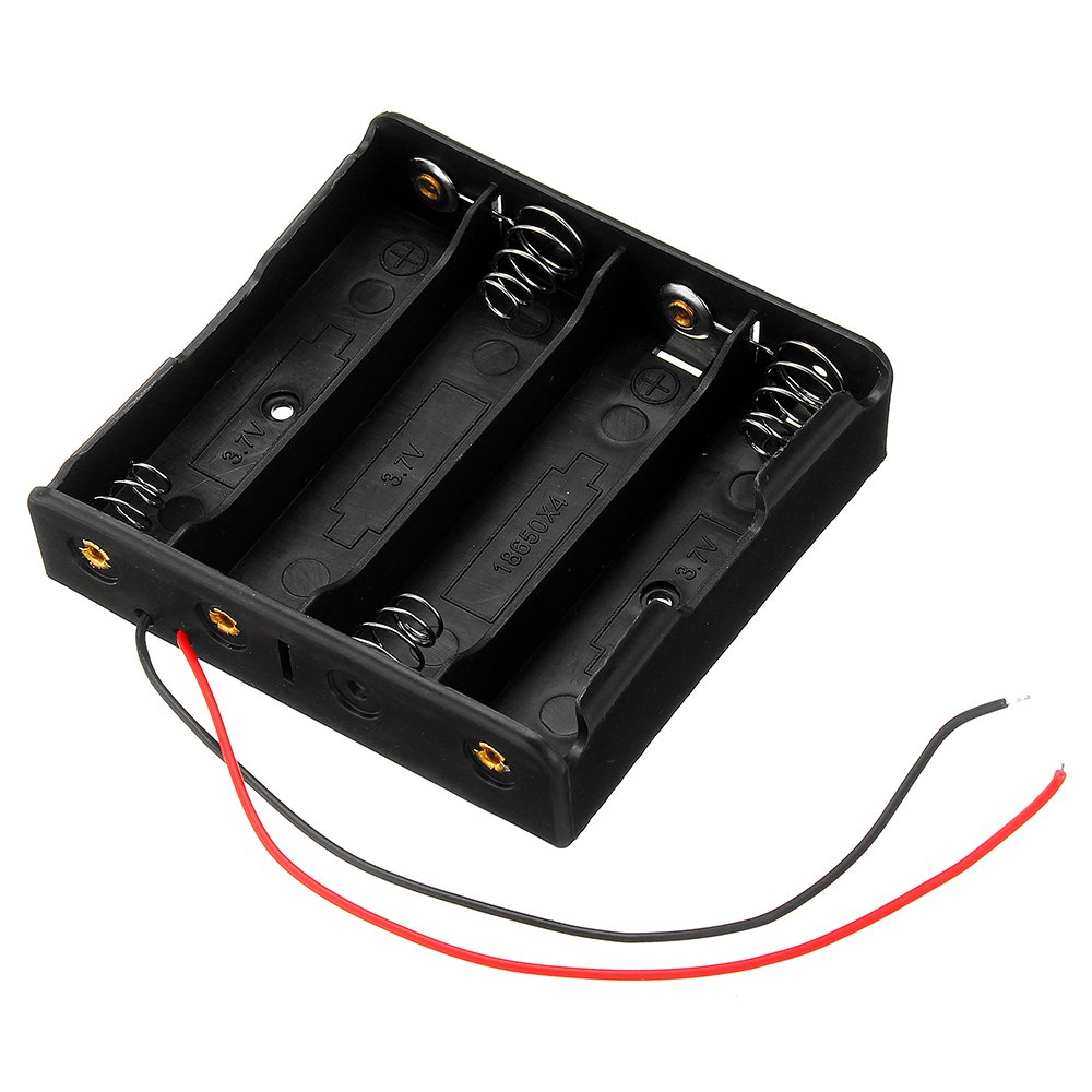 5pcs Plastic Battery Storage Case Box Battery Holder For 4 x 18650 Battery 1