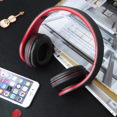 Andoer LH-811 Wireless Stereo Bluetooth 3.0 EDR Headphone Card MP3 Player FM Radio Wired Headset With Mic 3
