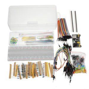 Geekcreit® Power Supply Module 830 Hole Breadboard Resistor Capacitor LED Kit For Arduino Beginner