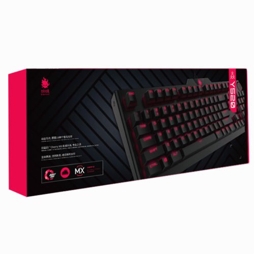 Blasoul Y520 Gaming Mechanical Keyboard 104 Keys 15 RGB Backlight Cherry MX Switch 1000Hz Wired 6