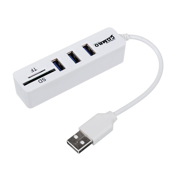 Combo HY-617 Mini USB 2.0 Hub with SD/TF Card Reader Function 3 Combo HY-617 Mini USB 2.0 Hub with SD/TF Card Reader Function - Image 3
