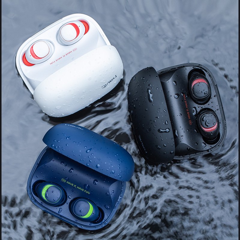 HAVIT TWS Wireless Earbuds Bluetooth 5.0 Earphone Sport IPX5 Waterproof with 2200mAh Charging Box 2
