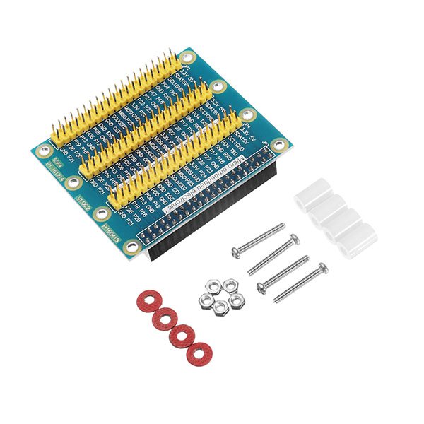 Expansion Board GPIO With Screw & Nut & Adhesinverubber Feet & Nylon Fixed Seat For Raspberry Pi 2/3 1