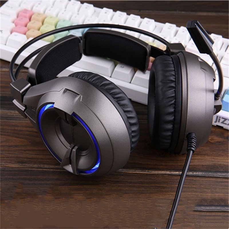 SOMiC A6 USB Wired Passive Noise Reduction Gaming Headphone Headset with Microphone 5 SOMiC A6 USB Wired Passive Noise Reduction Gaming Headphone Headset with Microphone - Image 5