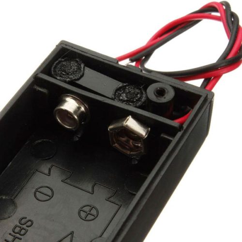 5Pcs 9V Battery Box Pack Holder With ON/OFF Power Switch Toggle Black 4