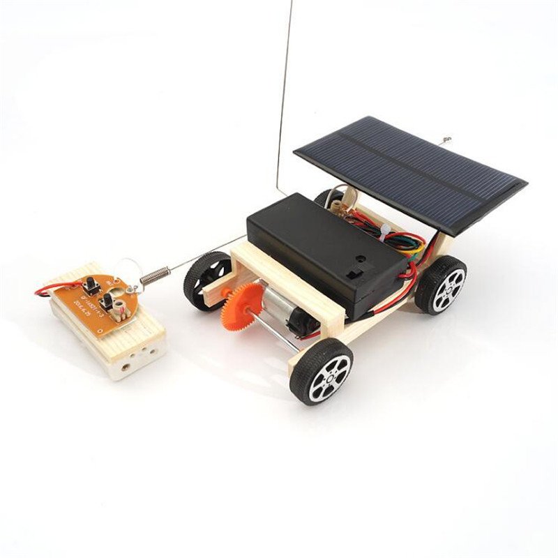 DIY 135*98*57mm Solar Panel Remote Control Car Toy For Children 2 DIY 135*98*57mm Solar Panel Remote Control Car Toy For Children - Image 2