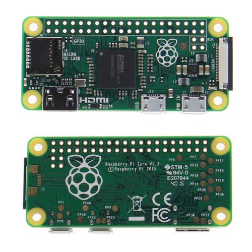 Raspberry Pi Zero 512MB RAM 1GHz Single-Core CPU Support Micro USB Power and Micro Sd Card with NOOBS 1