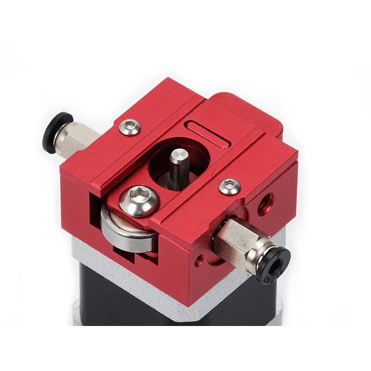 Red DIY Reprap Bulldog All-metal 1.75mm Extruder Compatible J-head MK8 Extruder Remote Proximity For 3D Printer Parts 2