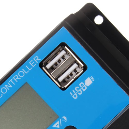 10/20/30A USB Solar Panel Battery Regulator Charge Intelligent Controller 12/24V 7