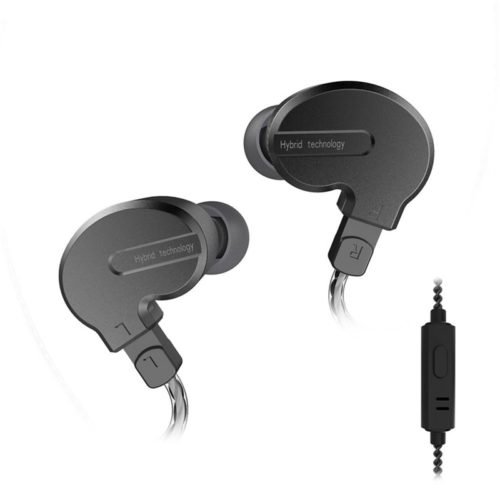 KB1 Triple Drivers 0.78mm Pin Removable Cable Earphone HiFi Stereo In-Ear Sports Metal Shell Headset 4