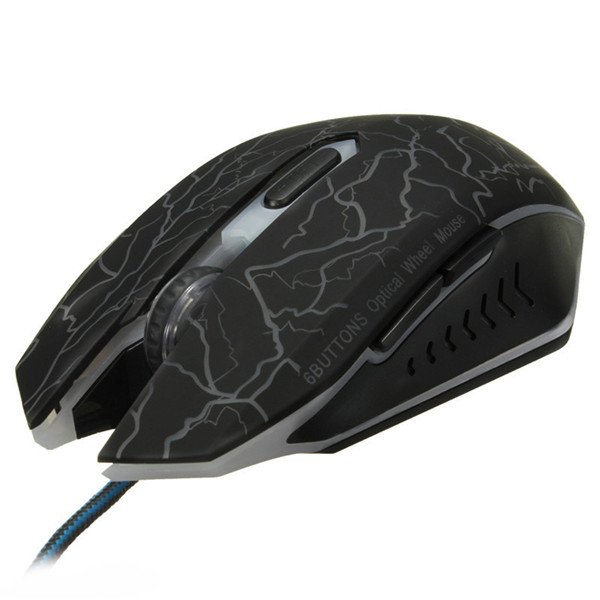 7 LED Colorful Optical 2400DPI 6 Buttons USB Wired Gaming Mouse 3 7 LED Colorful Optical 2400DPI 6 Buttons USB Wired Gaming Mouse - Image 3