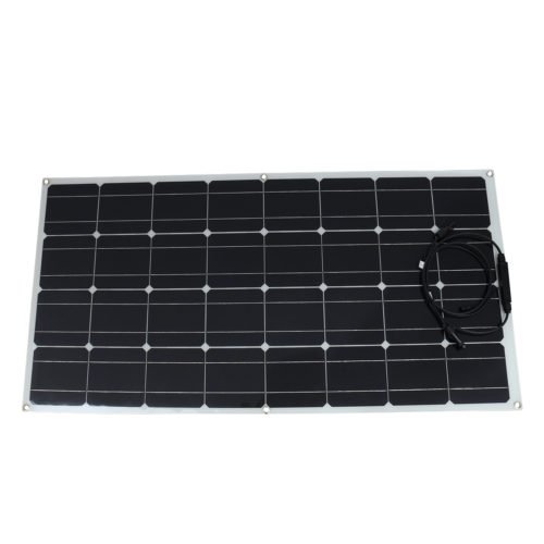 Flexible Solar Panel | Front Junction Box | Sunpower Monocrystalline | Crocodile Clip 5