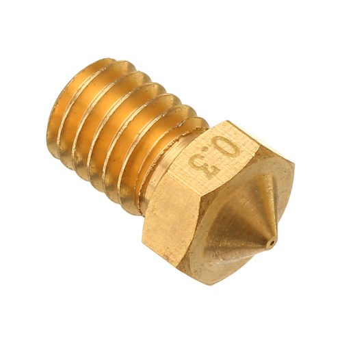 TRONXY® V6 0.2/0.3/0.4/0.5/0.6/0.8mm M6 Thread Brass Extruder Nozzle For 3D Printer Parts 6
