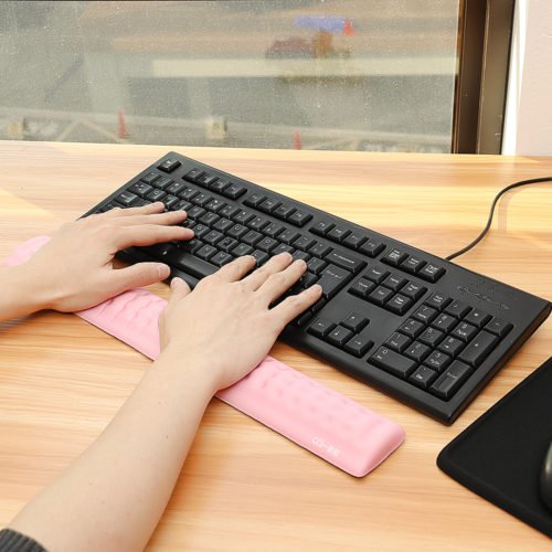 440mm*55mm Anti-Slip Wrist Rest Keyboard Mouse Pad For 104 Keys Keyboard For Mechanical Keyboard 7
