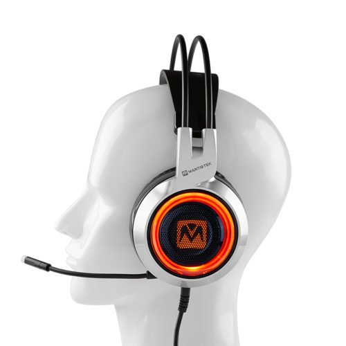 MantisTek® GH2 Smart Vibration Stereo Noise Canceling Gaming Headphone with Microphone 6