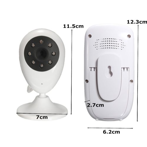 2.4inch 2.4G Wireless Baby Digital Audio Video Monitor Camera Night Vision Viewer Two-way Talk Temperature Monitor 9