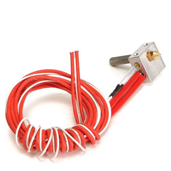 Geekcreit® Assembled Aluminum Heating Block Extruder Hot End For 3D Printer 1.75mm MK8 0.4mm Nozzle 4 Geekcreit® Assembled Aluminum Heating Block Extruder Hot End For 3D Printer 1.75mm MK8 0.4mm Nozzle - Image 4