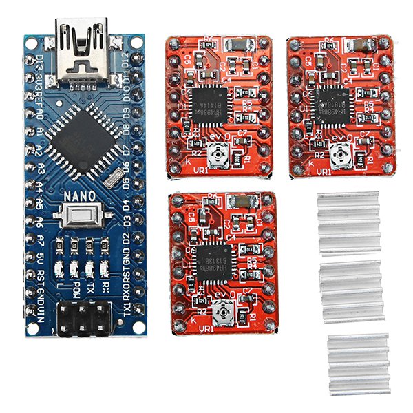 Geekcreit® CNC Shield V4+ With Nano 3.0 A4988 3 Axis Stepper Motor Driver Board For Arduino 6 Geekcreit® CNC Shield V4+ With Nano 3.0 A4988 3 Axis Stepper Motor Driver Board For Arduino - Image 6