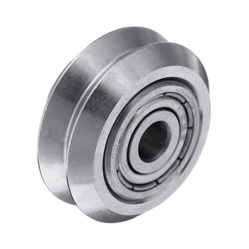 Flat / V Type Plastic/Stainless Steel Pulley Concave Idler Gear With Bearing for 3D Printer 7