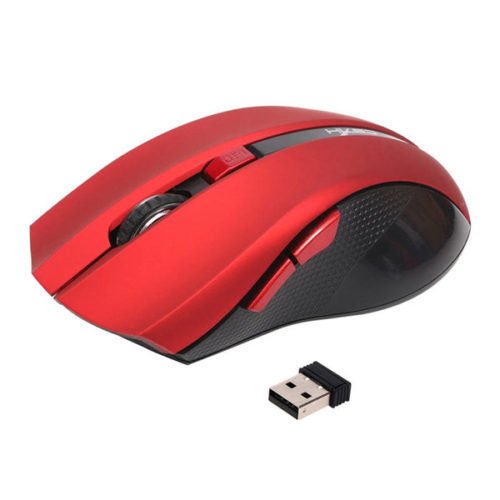 HXSJ X50 Wireless Mouse 2400DPI 6 Buttons ABS 2.4GHz Wireless Optical Gaming Mouse 3