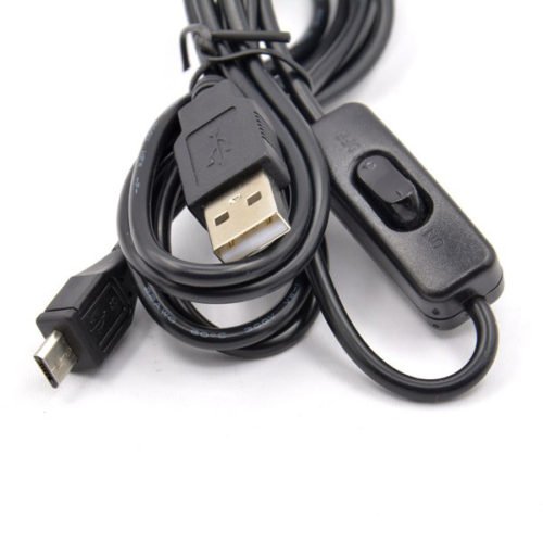 USB Power Cable With Switch ON/OFF Button For Raspberry Pi Banana Pi 2