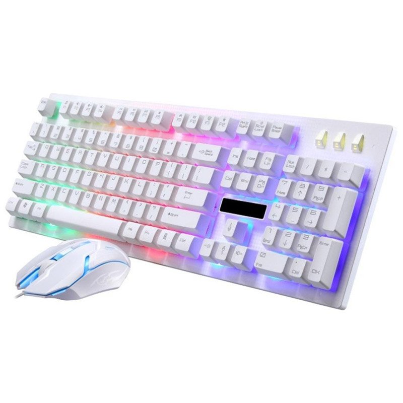 G20 104 Keys Mechanical Hand Feel Colorful Backlight Gaming Keyboard and Mouse Combo Set 2 G20 104 Keys Mechanical Hand Feel Colorful Backlight Gaming Keyboard and Mouse Combo Set - Image 2
