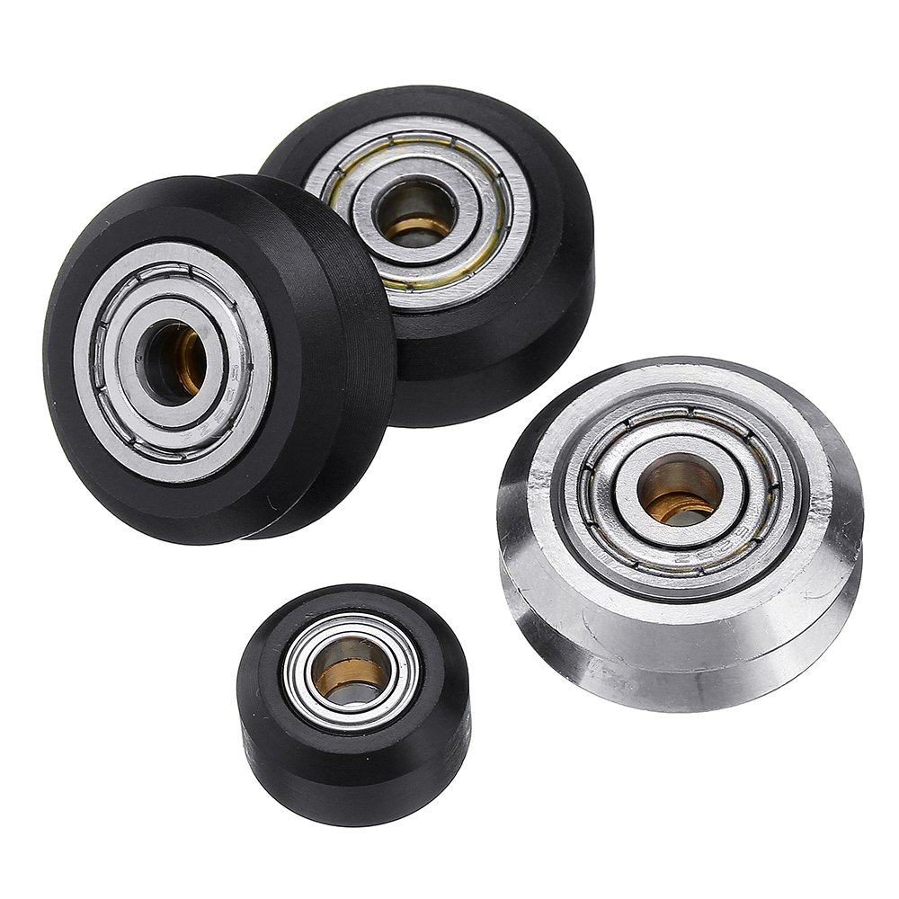 Flat / V Type Plastic/Stainless Steel Pulley Concave Idler Gear With Bearing for 3D Printer 3 Flat / V Type Plastic/Stainless Steel Pulley Concave Idler Gear With Bearing for 3D Printer - Image 3