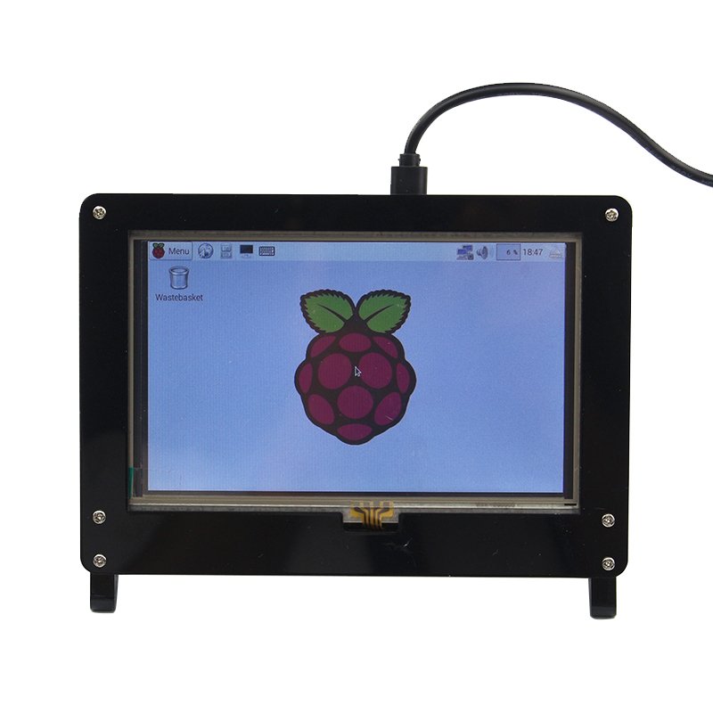 5 Inch LCD Screen Display Acrylic Case Stander Holder For Raspberry Pi 3B+(Plus) 3 5 Inch LCD Screen Display Acrylic Case Stander Holder For Raspberry Pi 3B+(Plus) - Image 3