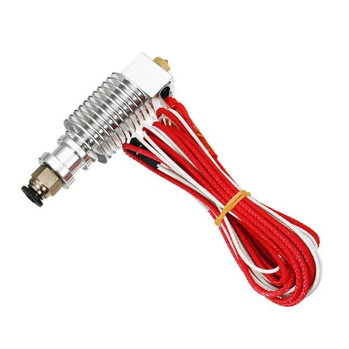 V6 J-head Extruder 1.75mm Volcano Block Long Distance Nozzle Kits With Cooling Fan For 3D Printer 3