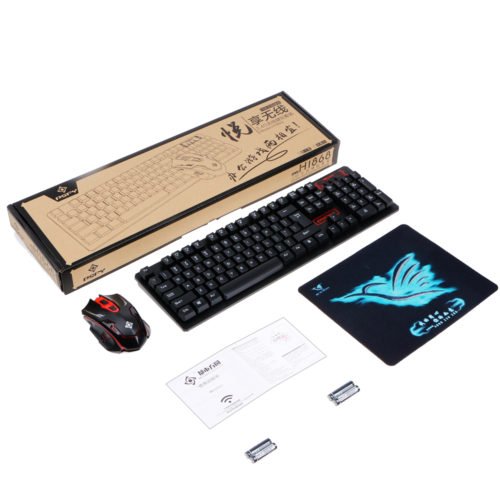 ARCHEER 2.4GHz Wireless Keyboard and Mouse Combo Set for Desktop PC Laptop Notebook 3