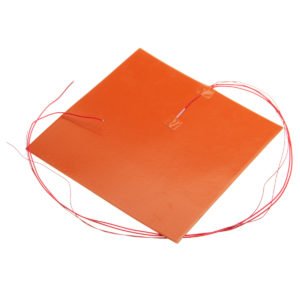 500W 120V 300mm*300mm Thermistor Silicone Heated Bed Heating Pad for 3D Printer