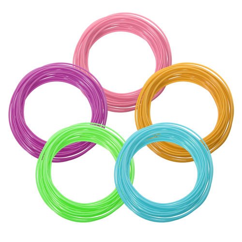 20 Colors/Pack 5/10m Length Per Color PLA 1.75mm Filament for 3D Printing Pen 0.4mm Nozzle 6