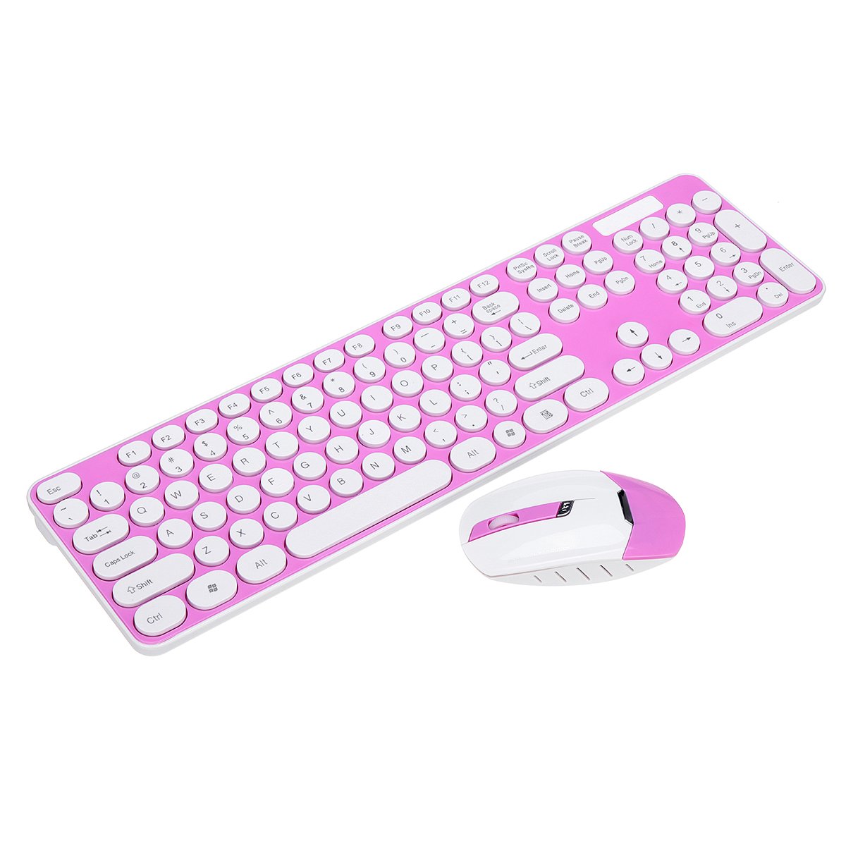 Ultra Thin Mute 2.4GHz Wireless 101 Keys Keyboard and 1600DPI Mouse Combo Set for Desktop Laptop 8 Ultra Thin Mute 2.4GHz Wireless 101 Keys Keyboard and 1600DPI Mouse Combo Set for Desktop Laptop - Image 8