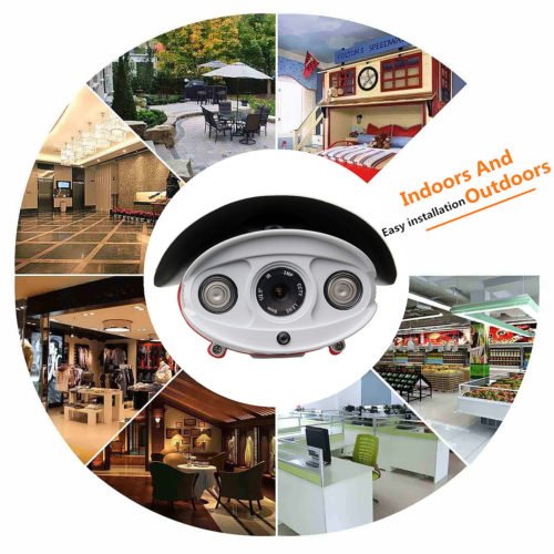 Aluminum Waterproof 1080P HD 12V Outdoor Camera Home Security Monitor IR Night Vision NTSC 7