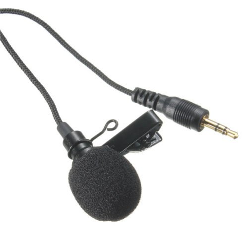 3.5mm High Sensitive 2.4M Tie Clip on Lapel Lavalier Mic Microphone 5