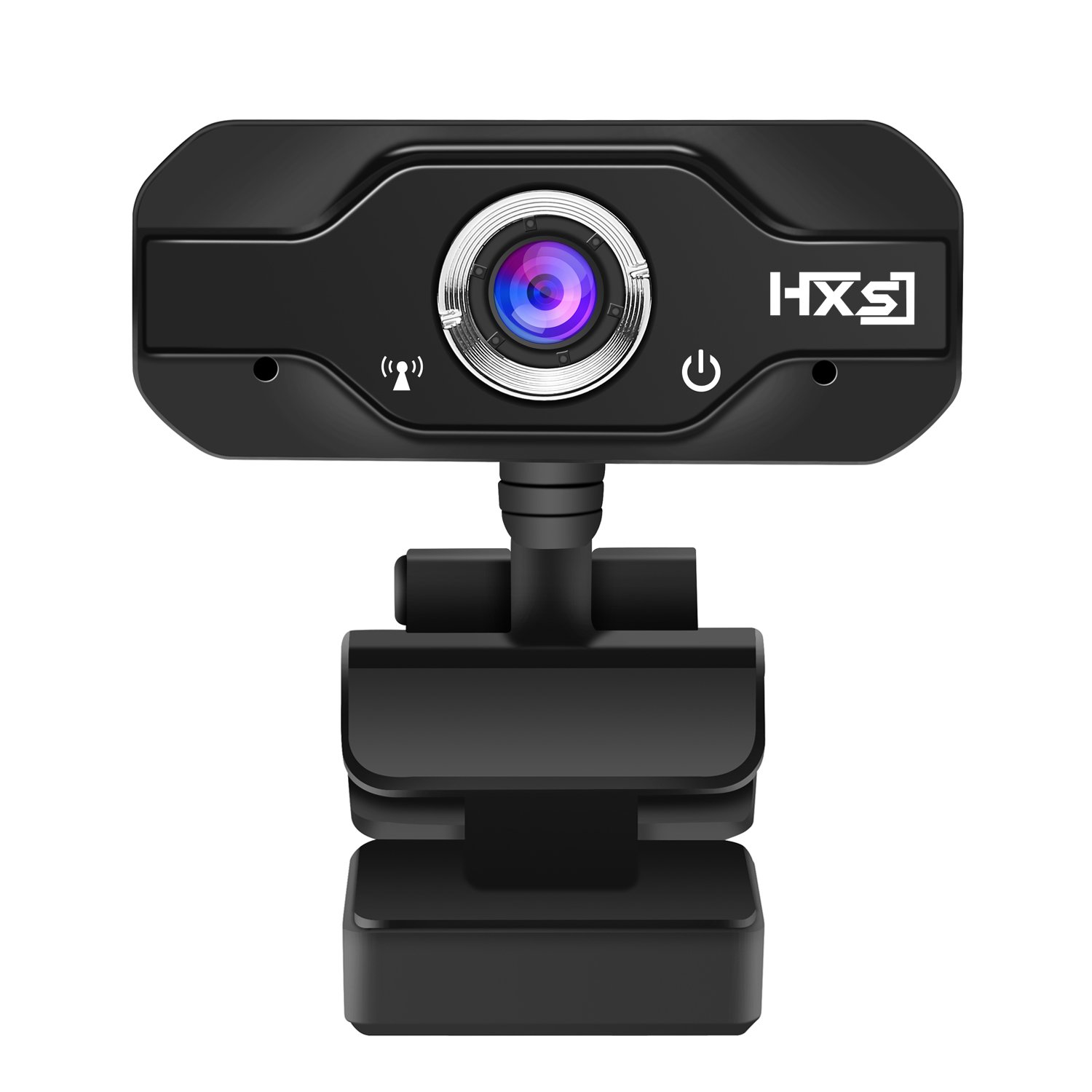 HXSJ HD 720P CMOS Sensor Webcam Built-in Microphone Adjustable Angle for Laptop Desktop 1