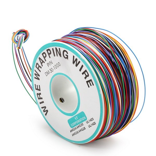 200m 0.55mm 8 Color Circuit Board Single-Core Tinned Copper Electronic Wire Fly Wire Jumper Cable Dupont Wire 4 200m 0.55mm 8 Color Circuit Board Single-Core Tinned Copper Electronic Wire Fly Wire Jumper Cable Dupont Wire - Image 4