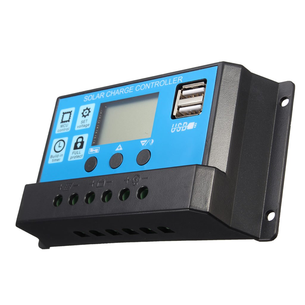10/20/30A USB Solar Panel Battery Regulator Charge Intelligent