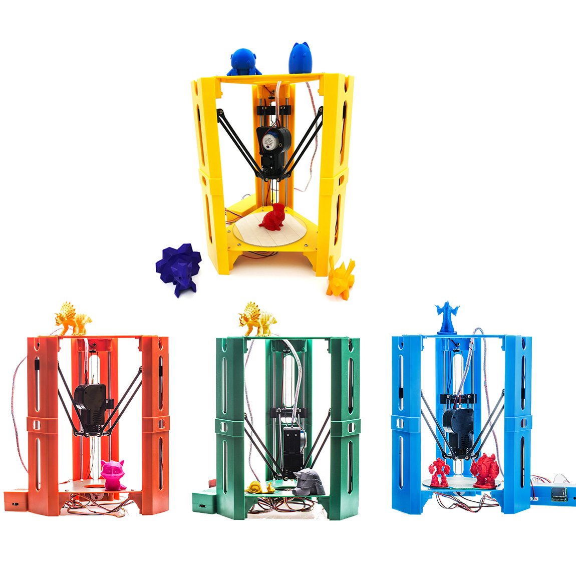 Pre-assembled Desktop Mini DIY 3D Printer 100*100mm Printing Size Support Off-line Print/PLA & TPU Filament with 1.75mm 0.4mm Nozzle/Multi-Color C 1 Pre-assembled Desktop Mini DIY 3D Printer 100*100mm Printing Size Support Off-line Print/PLA & TPU Filament with 1.75mm 0.4mm Nozzle/Multi-Color C
