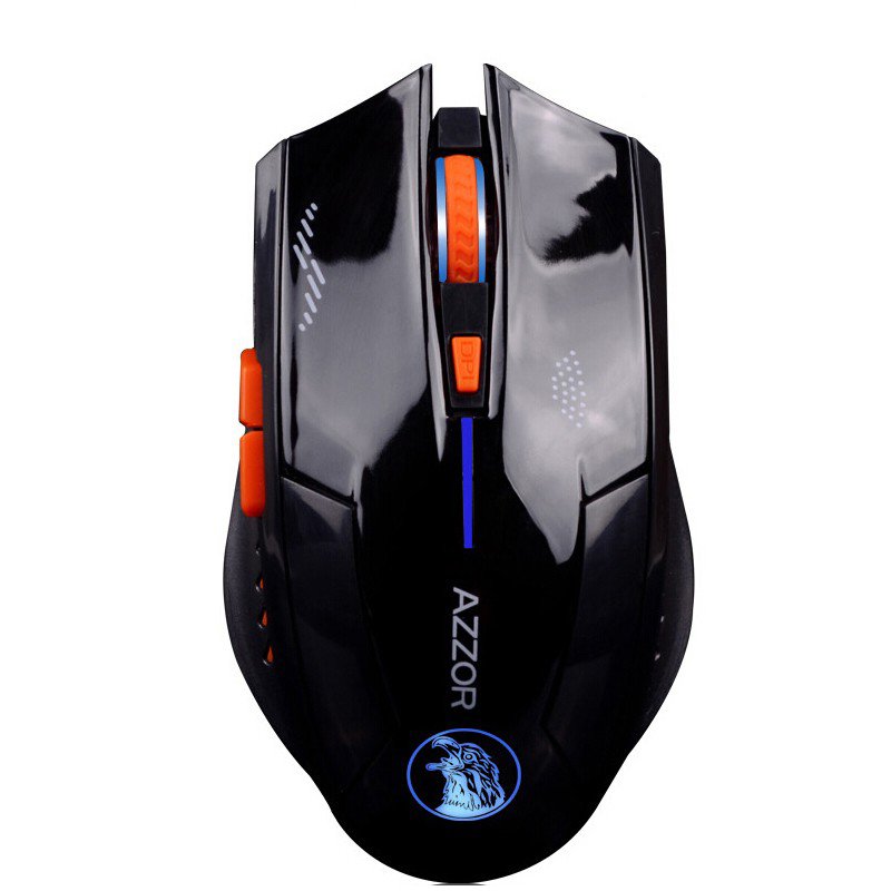 Azzor Wireless 2400DPI 2.4GHz Silence Ergonomic Laser Gaming Rechargeable Mouse 3 Azzor Wireless 2400DPI 2.4GHz Silence Ergonomic Laser Gaming Rechargeable Mouse - Image 3