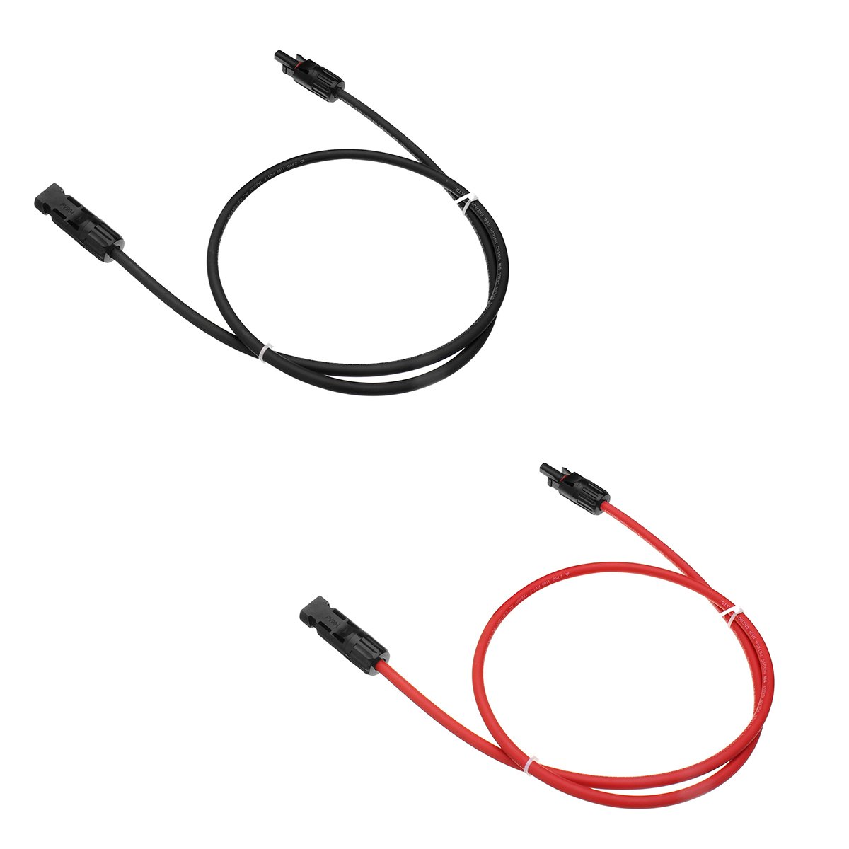 1M AWG10 Black or Red MC4 Connector Solar Panel Extension Cable Wire 2