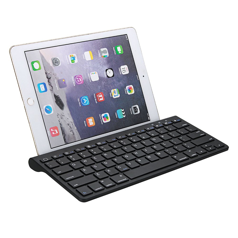 JP139 78 Key Ultra Thin Bluetooth Wireless Keyboard with Retracable Tablet Support 2 JP139 78 Key Ultra Thin Bluetooth Wireless Keyboard with Retracable Tablet Support - Image 2