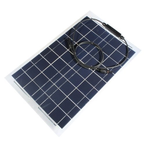 30W 12V Mono Semi Flexible Solar Panel Battery Charger For RV Boat Smart Car 3