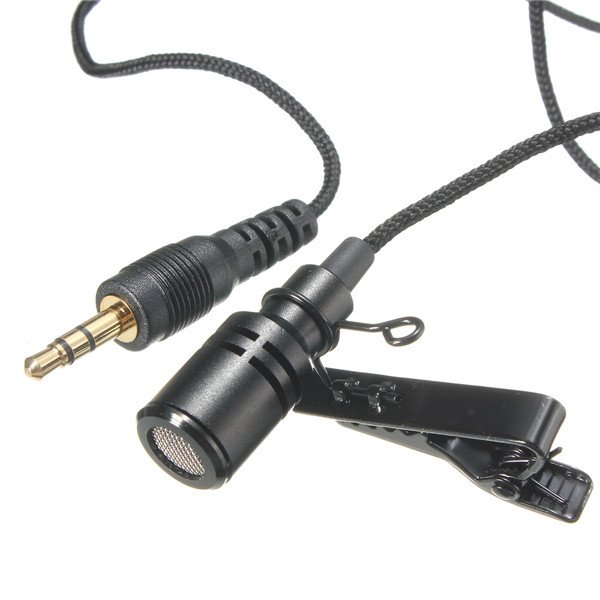 3.5mm High Sensitive 2.4M Tie Clip on Lapel Lavalier Mic Microphone 3 3.5mm High Sensitive 2.4M Tie Clip on Lapel Lavalier Mic Microphone - Image 3