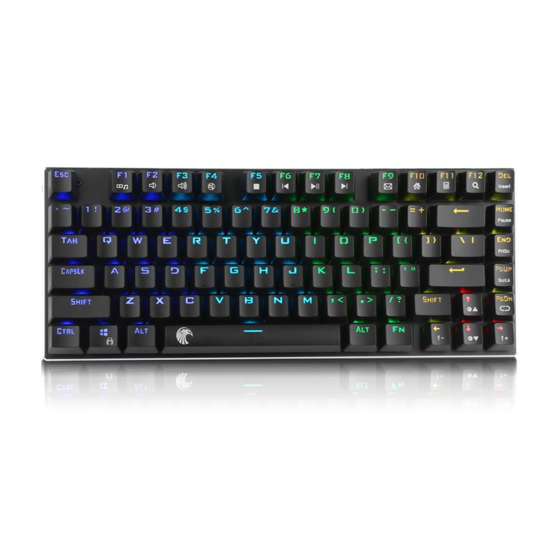 E-element Z88 81 Key NKRO USB Wired RGB Backlit Mechanical Gaming Keyboard Outemu Blue Switch 2