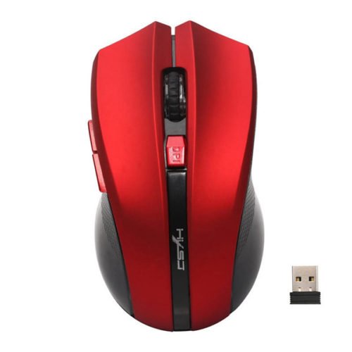 HXSJ X50 Wireless Mouse 2400DPI 6 Buttons ABS 2.4GHz Wireless Optical Gaming Mouse 7