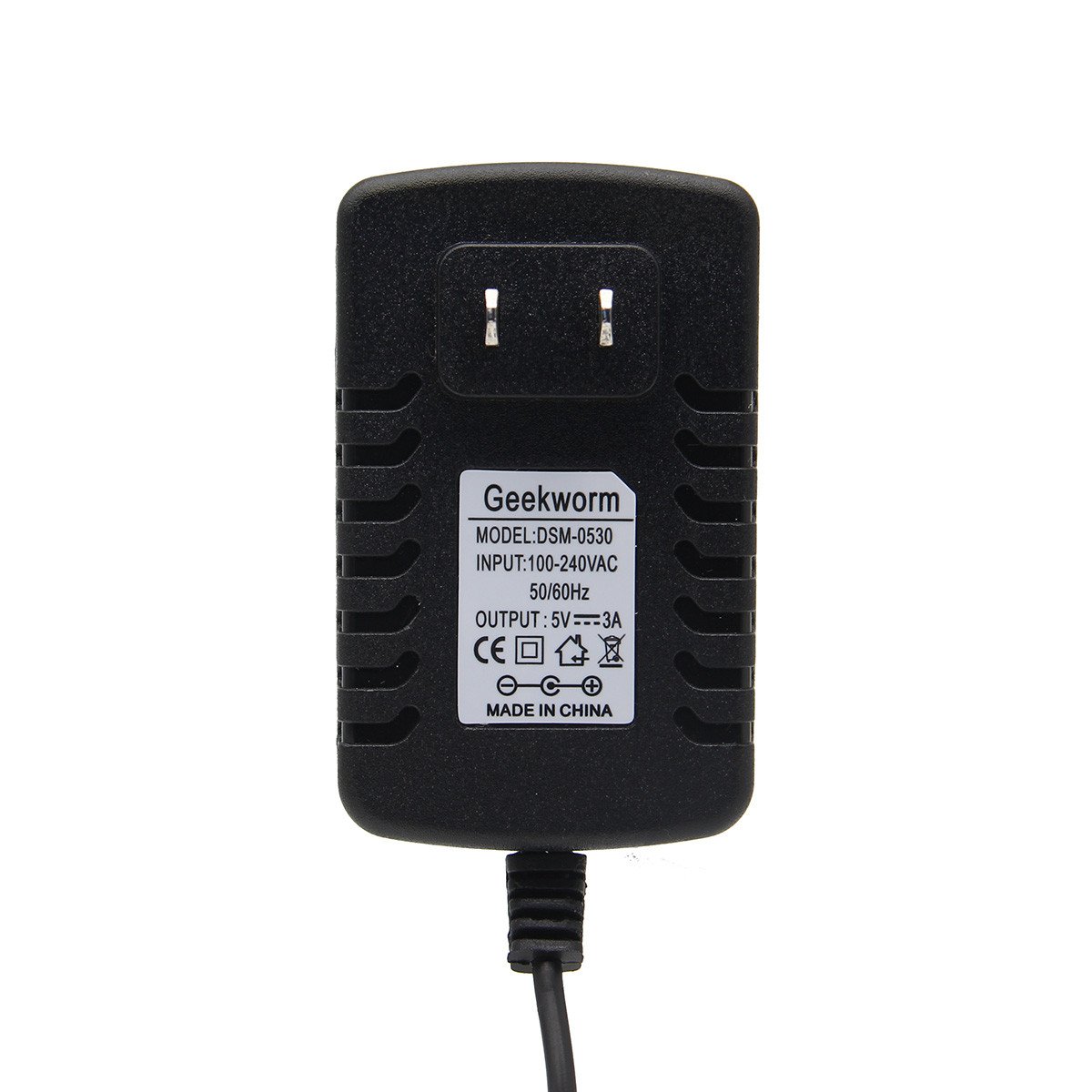 Geekworm US Standard DC 5V 3.0A Power Supply Adapter with Switch For Raspberry Pi 3 Geekworm US Standard DC 5V 3.0A Power Supply Adapter with Switch For Raspberry Pi - Image 3