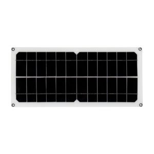 SP-10W  420*190*2.5mm Flexible Monocrystalline Solar Panel with Rear Junction Box/USB Cable