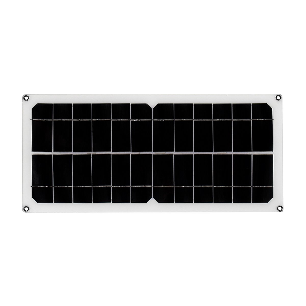 SP-10W 420*190*2.5mm Flexible Monocrystalline Solar Panel with Rear Junction Box/USB Cable 1